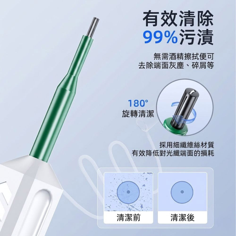 Fiber optic end face cleaning pen 2.5mm, , large