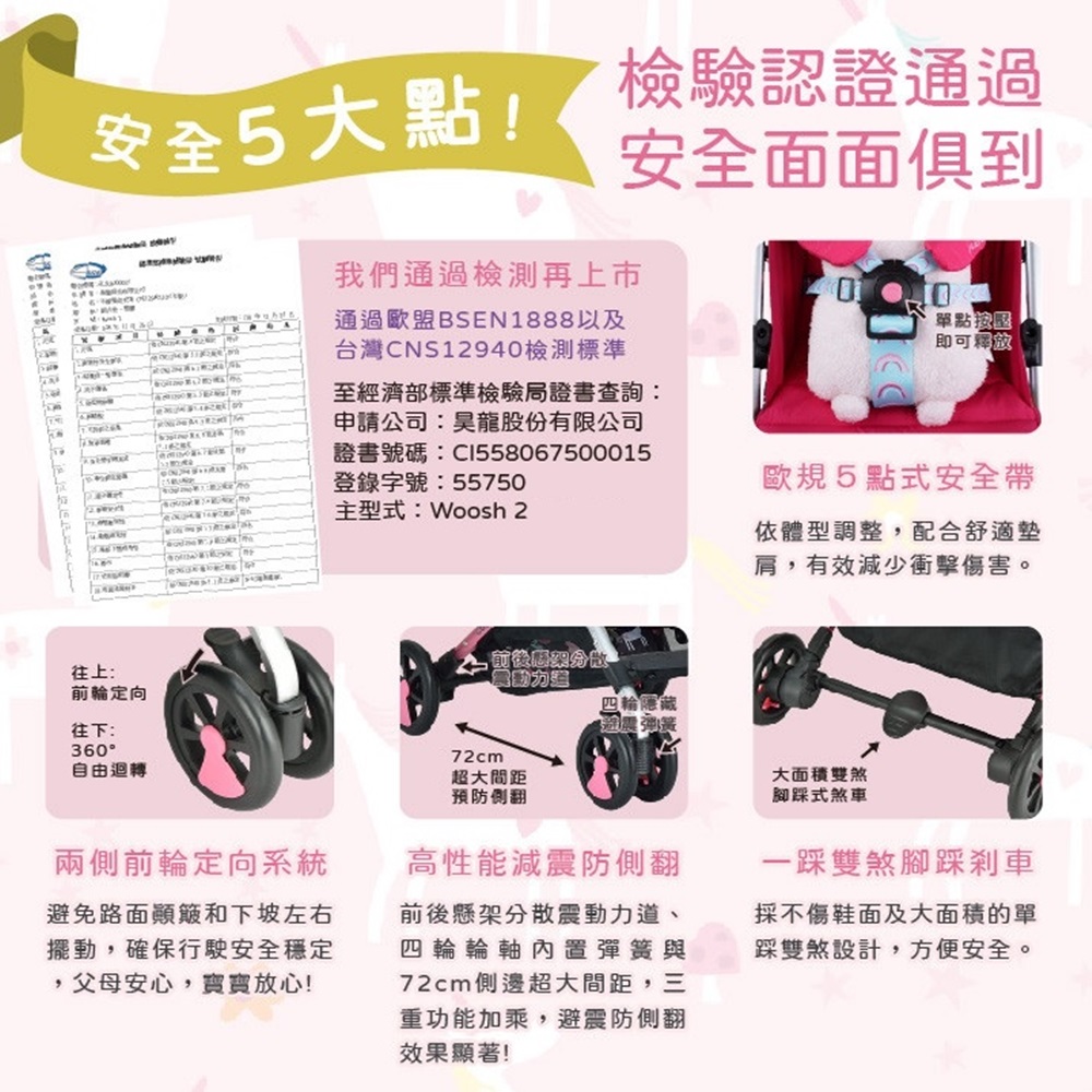 【HTGC】輕量化單手折疊 可登機 嬰兒車(限量贈送 雨罩/可登機/單手收車/170度平躺)母嬰外出用品嬰兒車, , large