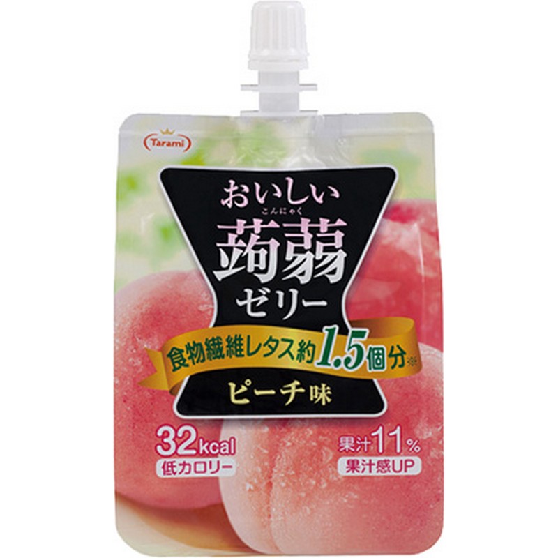 Tarami美味蒟蒻果凍-白桃味, , large