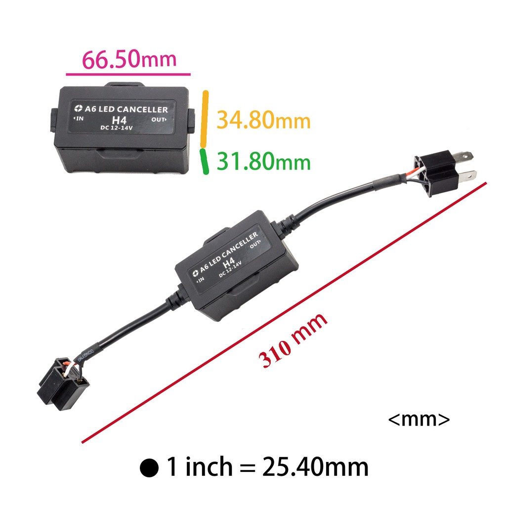 【PA LED】H4 HS1 P43T LED 大燈 解碼器 CANBUS 消除 故障燈 故障碼 警告燈 閃爍, , large
