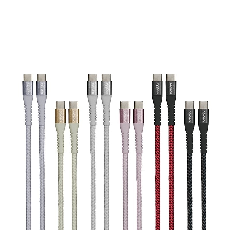 【山水之寶】 Type C to Type C 150cm 100W快充編織漁網線 支援i17快充 充電線材 原廠公司貨, , large