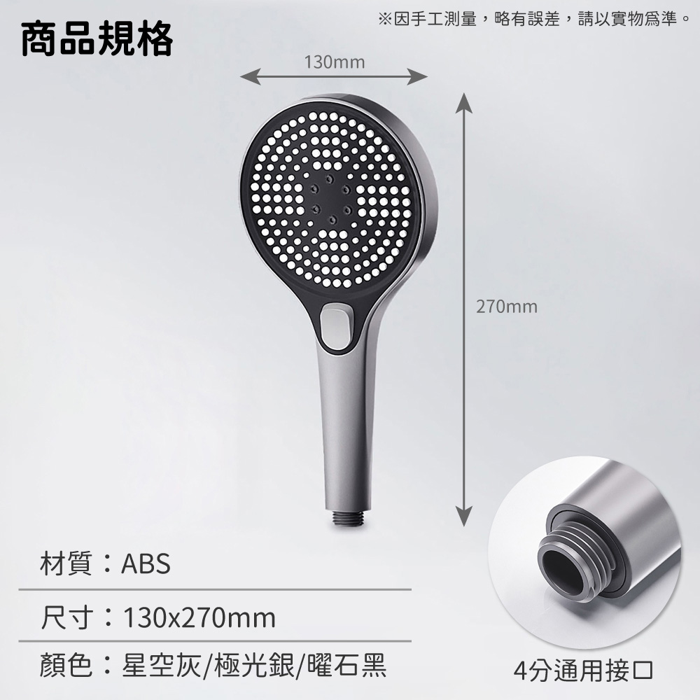 【APEX】一鍵瞬壓增流大面板蓮蓬頭, , large