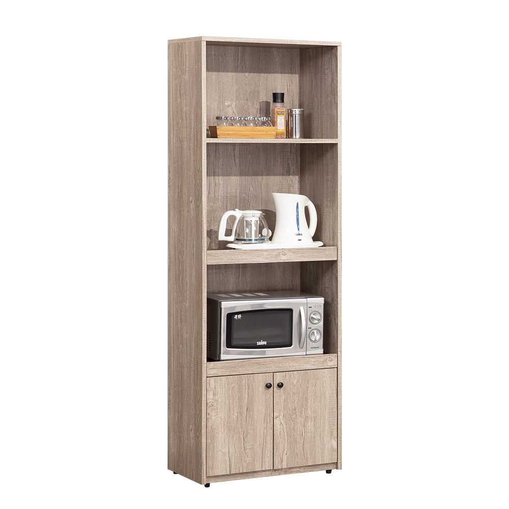 【Homelike】喜家居2尺電器櫃-灰橡色(2213), , large