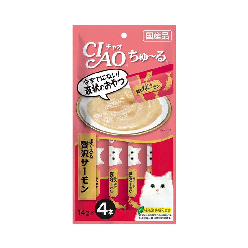 CIAO啾嚕肉泥-鮪魚+鮭魚, , large