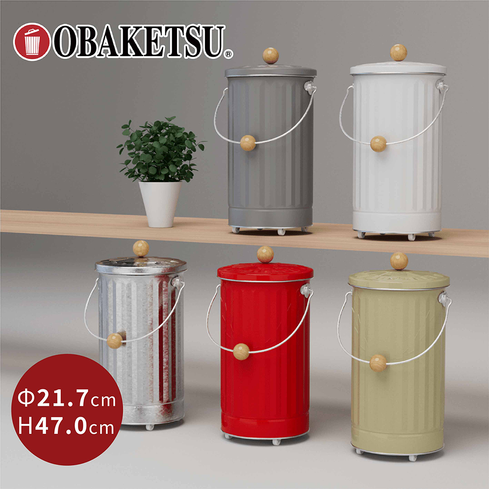 【this-this】日本渡邊金屬｜OBAKETSU 手工製附輪尿布桶 12L, , large