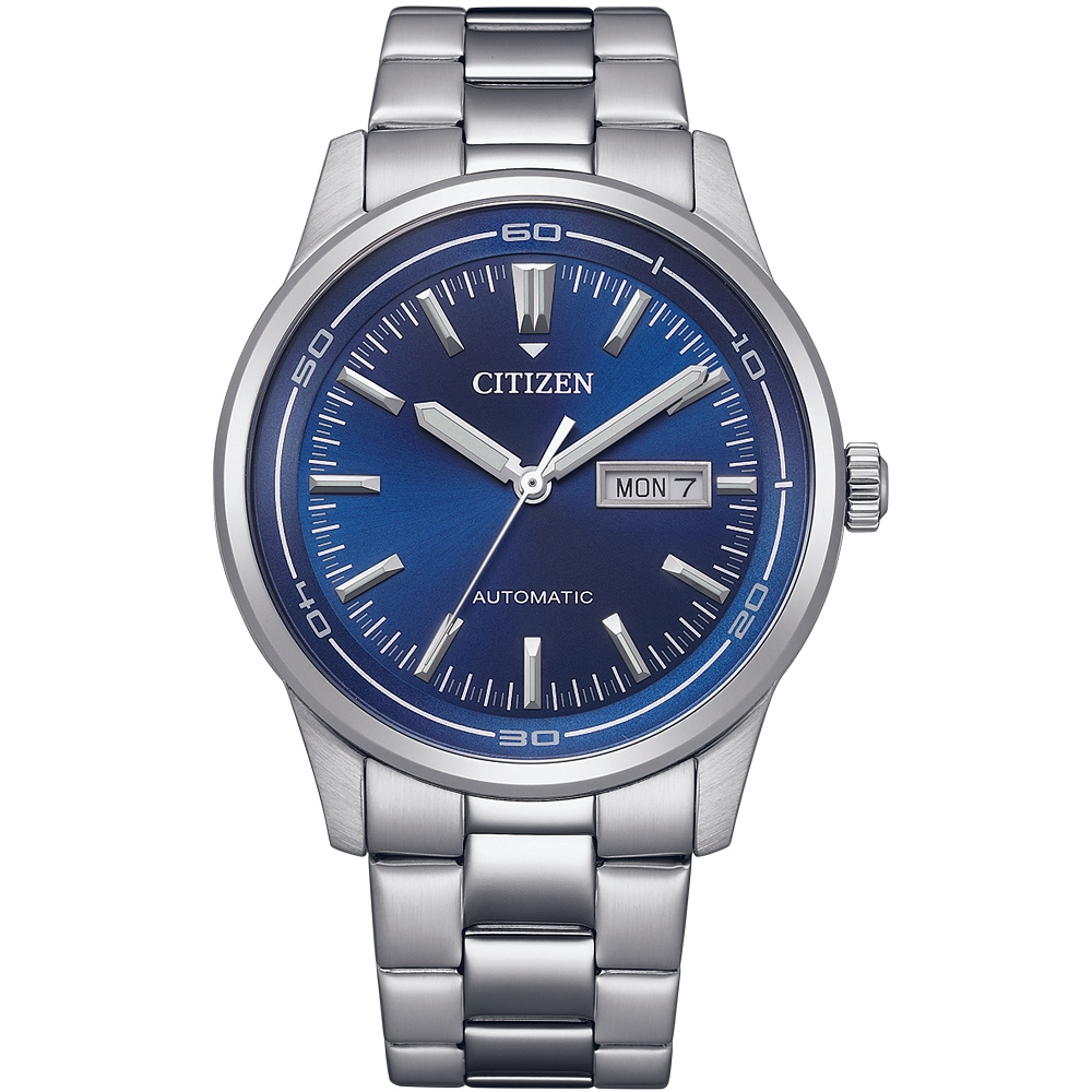 CITIZEN 星辰 限量 Day-Date 日曆機械錶 NH8400-87L, , large