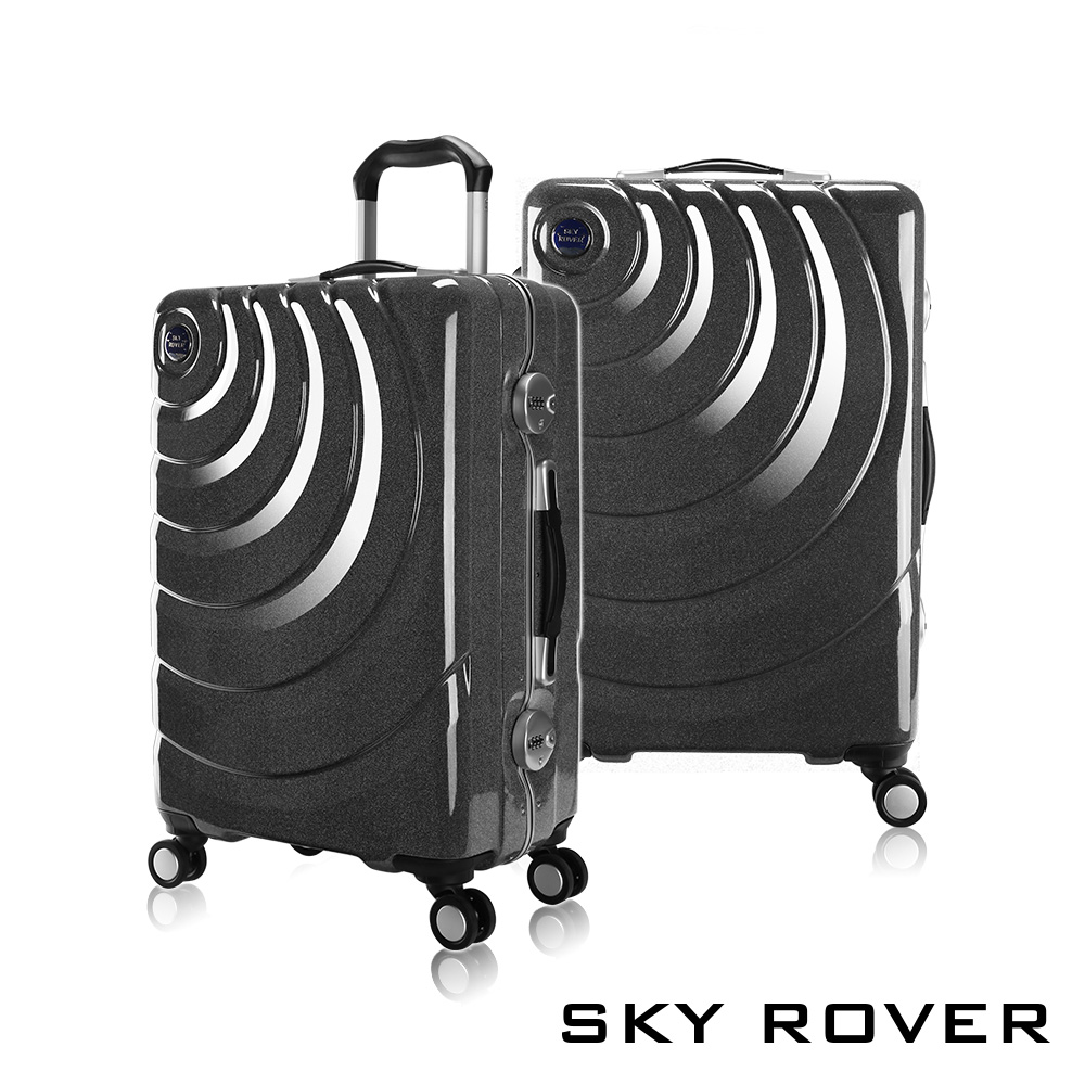 【PANTHEON PLAZA】展示品限量出清 SKY ROVER 19吋 魔幻星辰 鋁框硬殼行李箱 SRI-1547J 魔幻金, , large