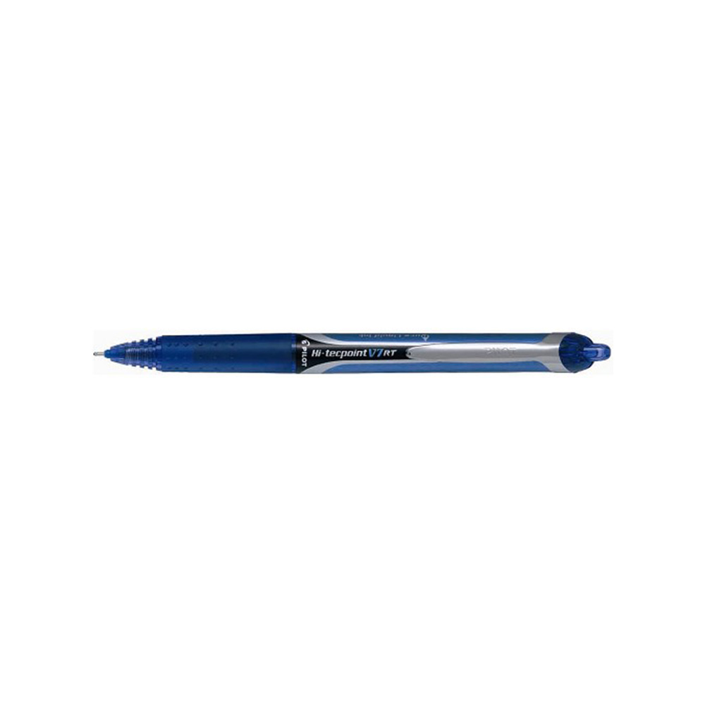 【龍品文創】百樂PLIOT BX-RT-V7 按鍵式鋼珠筆-藍-1支, , large