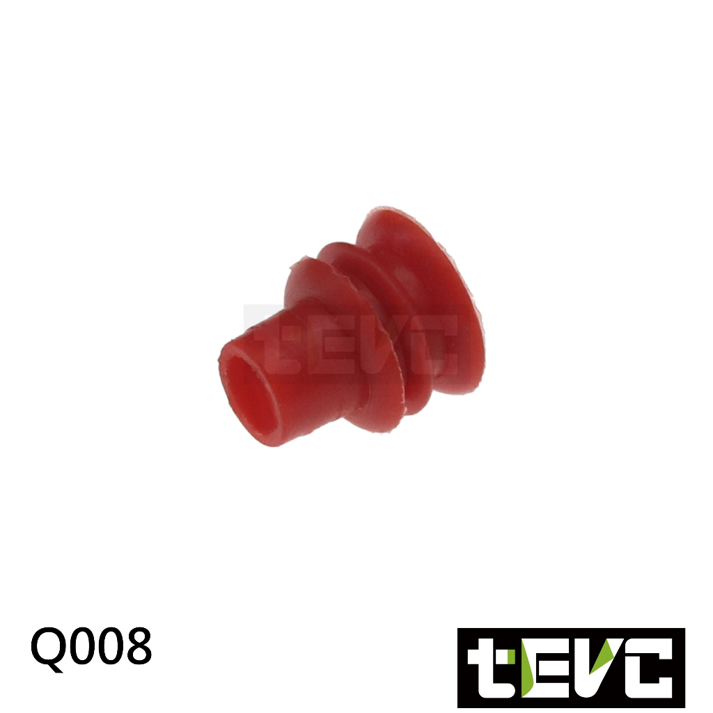 《tevc》Q008 防水塞 接頭 塞子 堵頭 橡膠塞 橡皮塞 插頭 接頭塞 塞頭 空心塞 穿線 有洞 線塞, , large