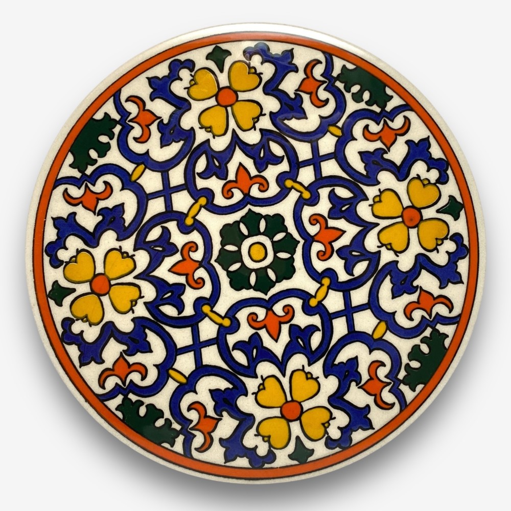 【SOLO Vintage】Designer Heat Mats Ceramic Hot Pads Coasters Made in Turkey 34, , large
