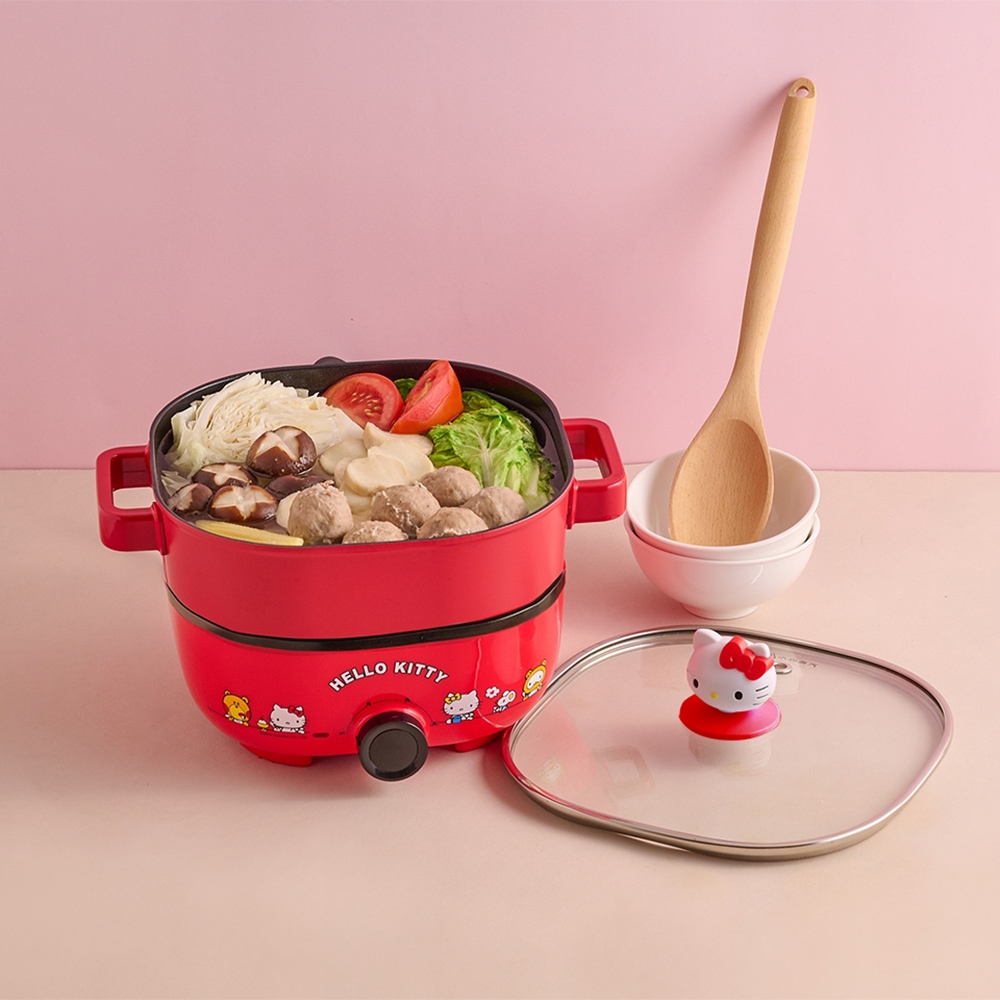 Hello Kitty Multi-functional Detachable Cooking Pot - Pink, , large