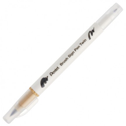 【 Pentel 飛龍 】雙頭柔繪筆 10支/盒 SESW30C   -  多款可選, , large