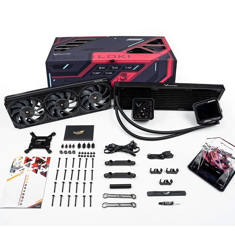 VK 瓦爾基里 V360 黑/白｜一體式水冷｜CPU散熱器｜風扇ARGB｜IPS液晶, , large
