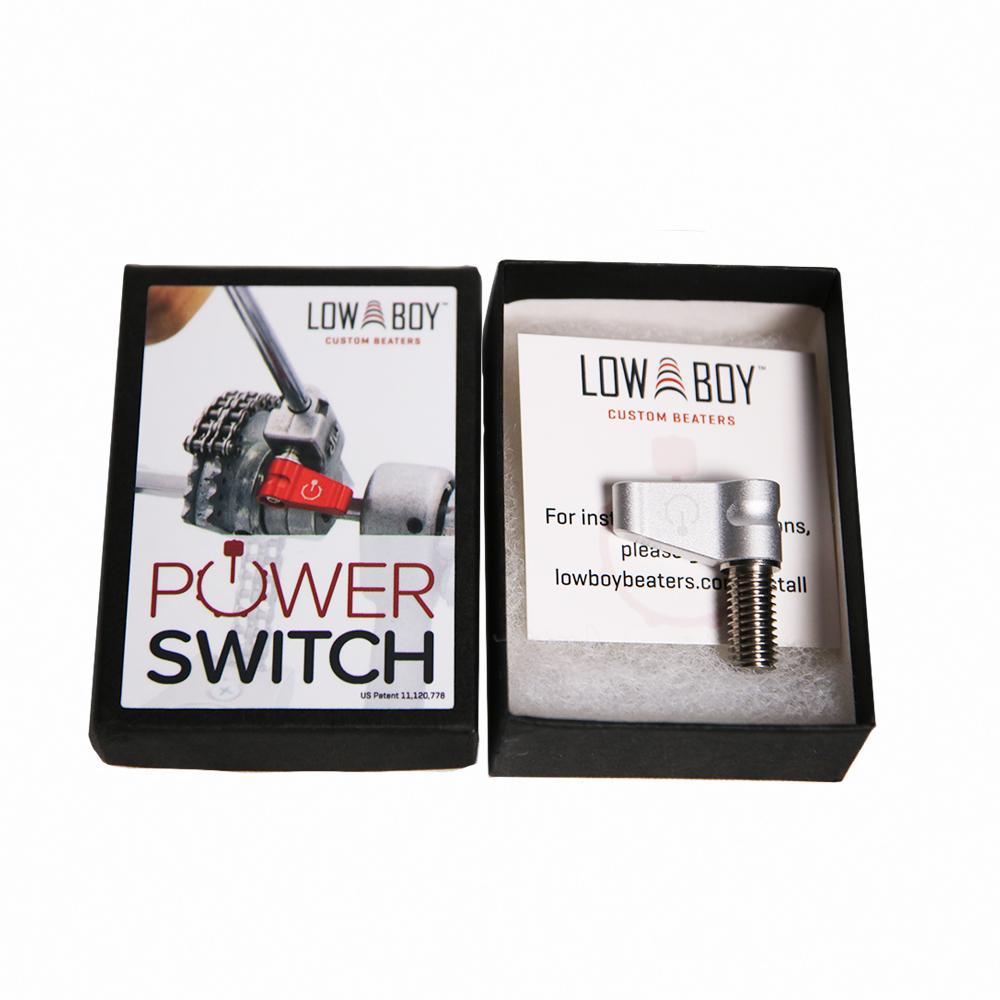 LOW BOY Power Switch PS-M8 鼓錘螺絲【敦煌樂器】, , large