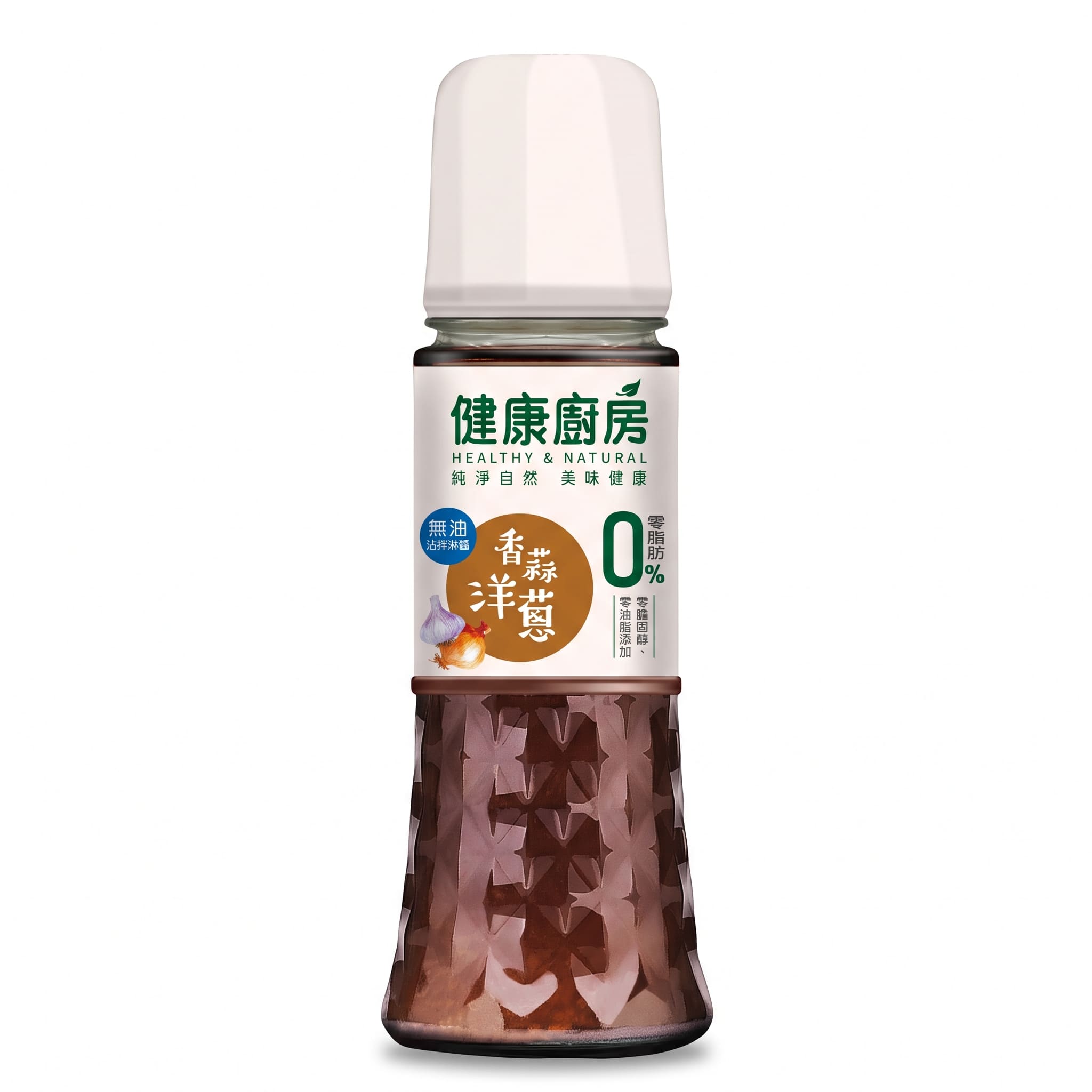 健康廚房無油沾拌淋醬-香蒜洋蔥, , large