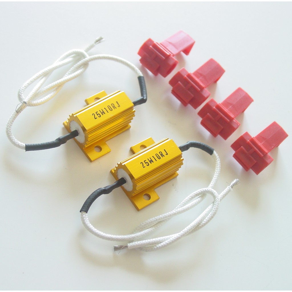 【PA LED】黃金鋁殼電阻  25W10&Omega; / 50W6&Omega; LED 方向燈 防快閃 解碼 消除 故障燈 故障碼 警告燈, , large