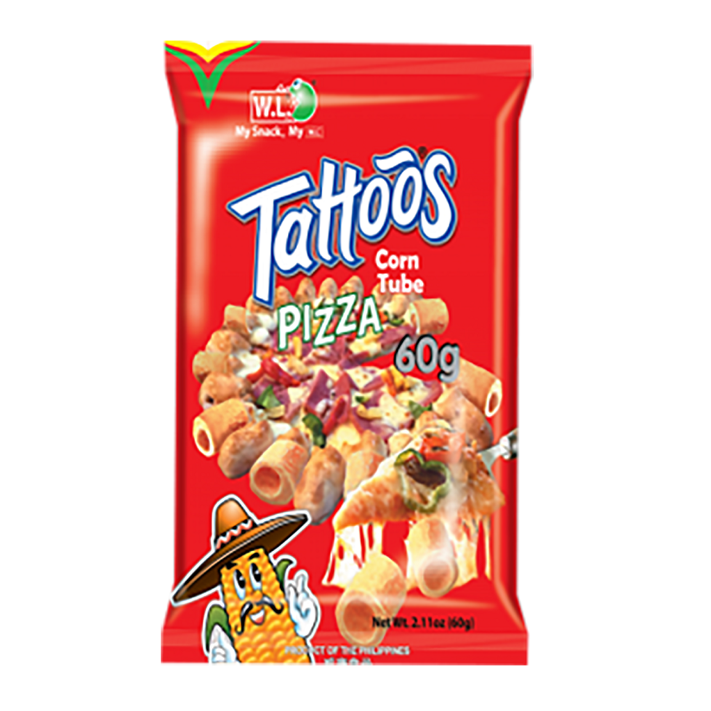Tattoos Corn Tube Pizza, , large